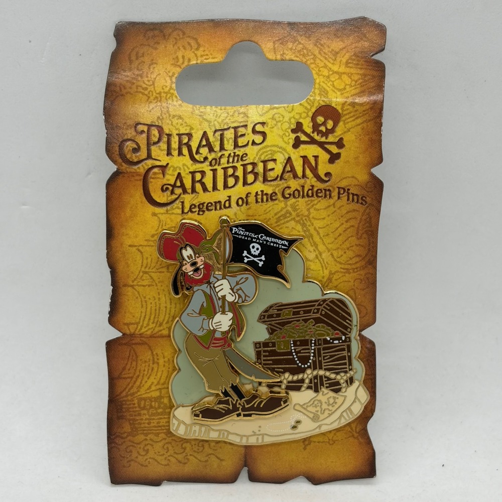 Disney Pirates of the Caribbean Goofy Legend of the Golden Pins 2006 Enamel Pin